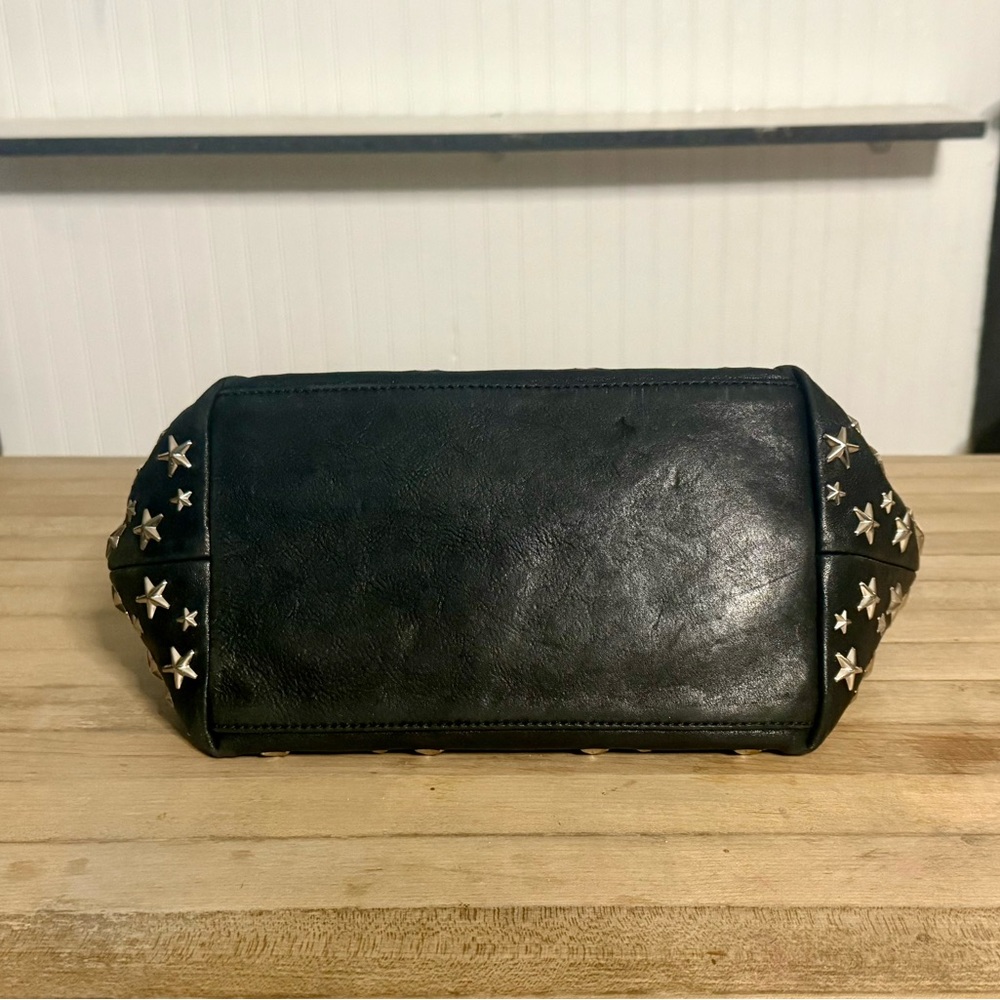Jimmy Choo Black Star-Studded Leather Tote - Picture 5 of 8